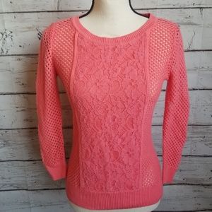 🌵Pink Apt 9 Open Knit Sweater | XS